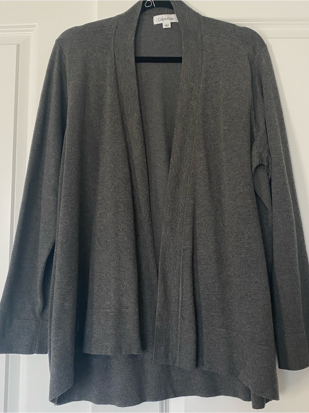 Calvin Klein Dark Gray Knit cardigan